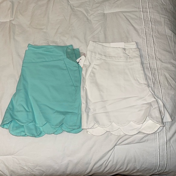 Pants - NWT scalloped shorts bundle